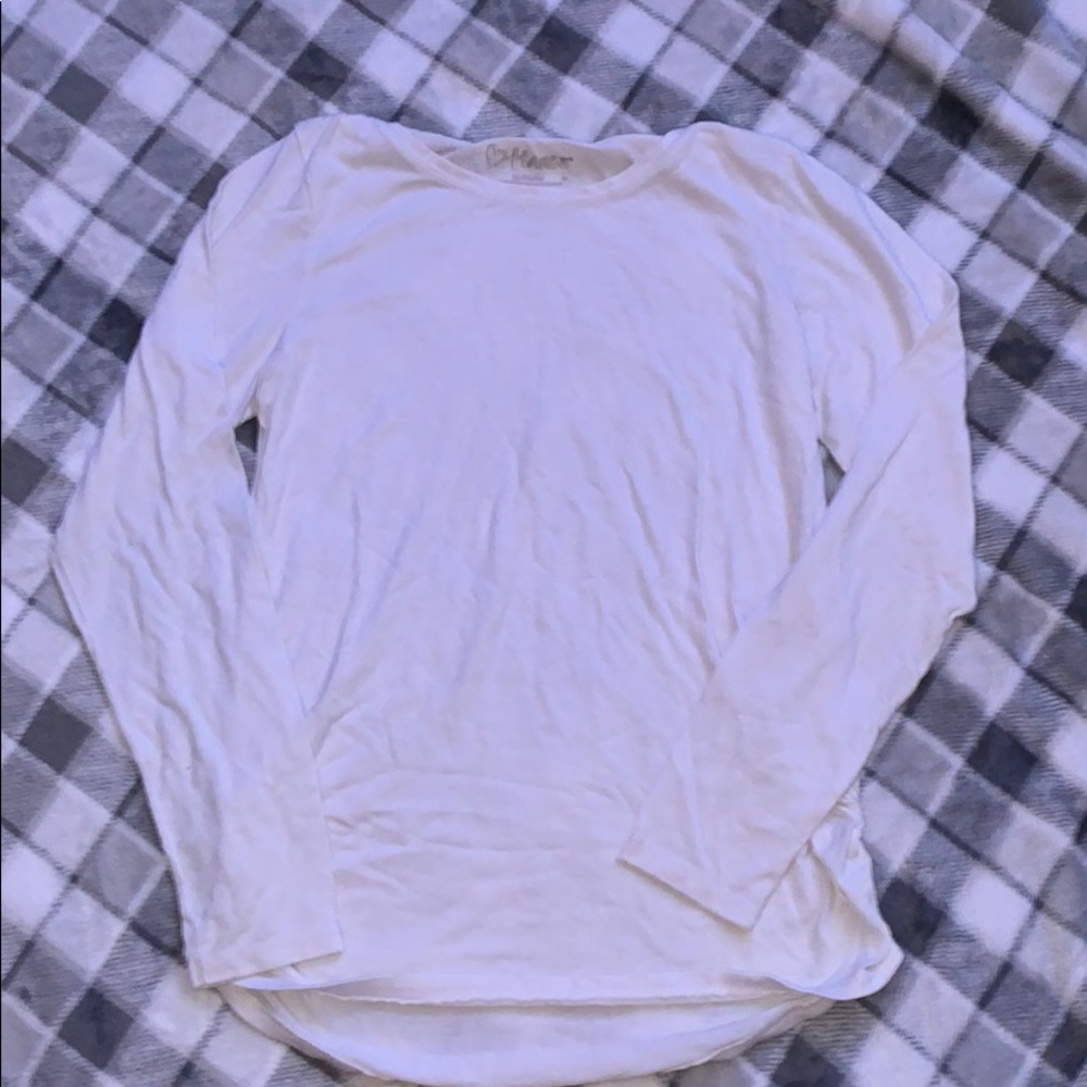 White long sleeve t-shirt